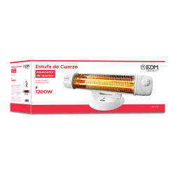 Estufa de cuarzo 600 / 1200 w modelo suelo