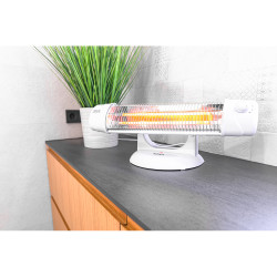 Estufa de cuarzo 600 / 1200 w modelo suelo