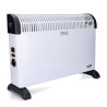 Convector de aire modelo turbo 2000 w, 62,5 x 14 x 49 cm