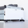 Convector de aire modelo turbo 2000 w, 62,5 x 14 x 49 cm