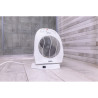 Calefactor compacto oscilante 1000 - 2000 w blanco, 22 x 18,5 x 30,5 cm