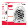 Calefactor compacto 1000 - 2000 w blanco, 21 x 12,5 x 27 cm