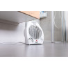 Calefactor compacto 1000 - 2000 w blanco, 21 x 12,5 x 27 cm