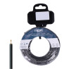 Carrete cablecillo h07z1-k 2,50 mm² negro, 15 m