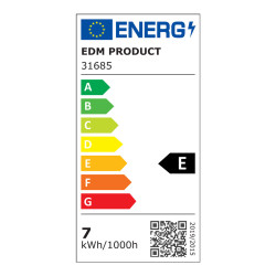 Regleta led 7 w 6500 k luz fria 600 lm 50,5 x 2,2 x 3,5 cm