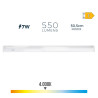 Regleta electronica led 7w 600lm 4000k luz dia 50,5x2,5x3,6cm edm