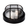 Aplique redondo modelo tarragona ip54 1 x e27 40 w ø18,5 x 10,4 cm, negro