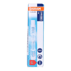 Bombilla halogena lineal 78 mm haloline 80 w 220 v, equ. 100 w