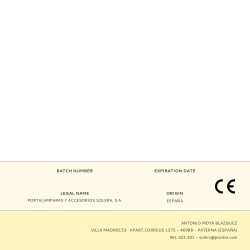 Clavija bipolar 16a 250v espigas de ø 4,8mm negro termoplástico 5706ck solera