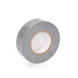 Cinta aislante calidad "supra" gris 19 mm x 20 m