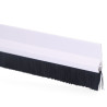Burlete bajo puerta rigido blanco con cepillo de fibra 1 m