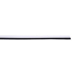 Burlete bajo puerta rigido blanco con cepillo de fibra 1 m