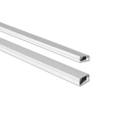 Mini canal adhesiva blanca 2m 10x20mm (precio por metro)