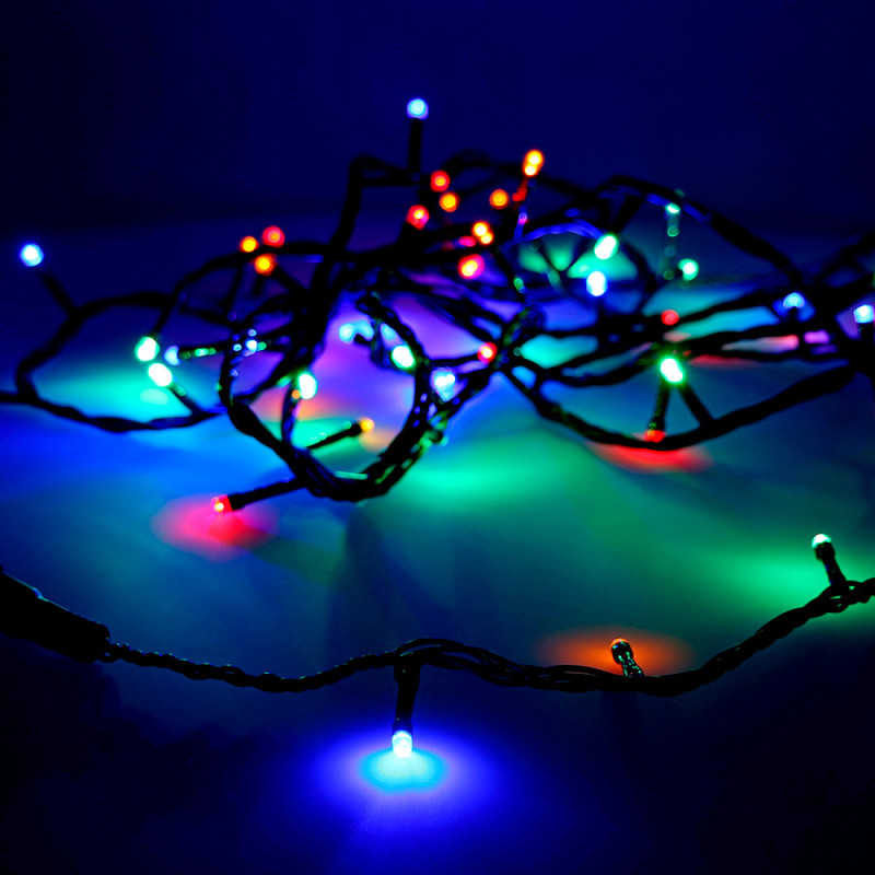 Guirnalda easy-connect 4m 60 leds multicolor 30v (ip44 interior-exterior) total 1.08w