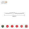 Guirnalda easy-connect 4m 60 leds multicolor 30v (ip44 interior-exterior) total 1.08w