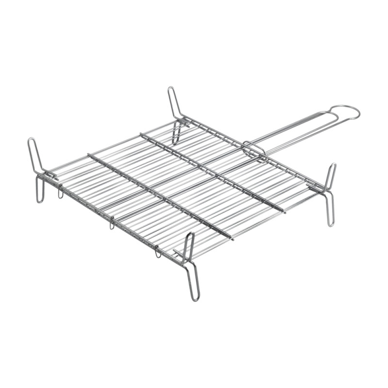 Parrilla doble 40x40cm gourmet kitchen