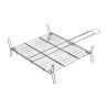 Parrilla doble 40x40cm gourmet kitchen