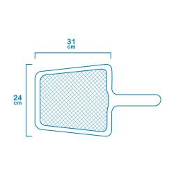 Recogedor de hojas de superficie classic, ø2,8 cm, 31 x 24 cm