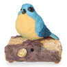 Figura pájaro con sensor de movimiento y sonido, modelos variados, 12,5 cm
