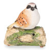 Figura pájaro con sensor de movimiento y sonido, modelos variados, 12,5 cm