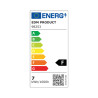 Bombilla dicroica led gu10 7 w 600 lm 6400 k luz fria 120° ø5 x 5,5 cm