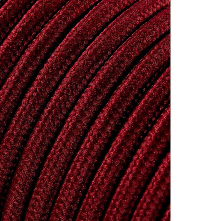 Carrete cable cordón tubular h03vv-f 2 x 0,75 mm² burdeos, 25 m