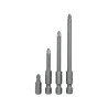 Puntas pozidrive pz1 x 25 mm ¼ pulg acero, 10 uds