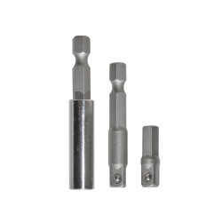 Adaptadores hexagonales t. bola 25 mm ¼ pulg, 10 uds