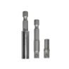 Adaptadores hexagonales t. bola 25 mm ¼ pulg, 10 uds