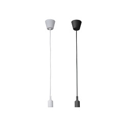 Lampara colgante de silicona e27 60 w color negro
