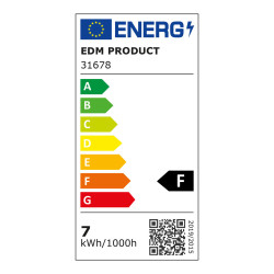 Regleta led con sensor 7w 480 lm 6500 k luz fria 43.9 x 5.5 cm