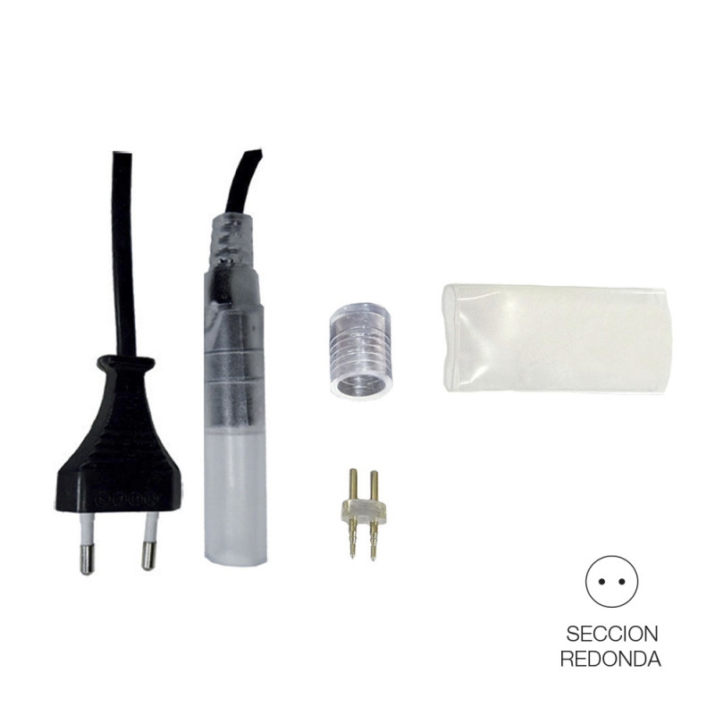Kit alimentacion para tubo flexiled fijo 1,5m max 480w