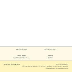 Condensador de arranque mka 3mf 5% 450v ø3,4x7cm con espiga m8 y faston simple 6,35 konek