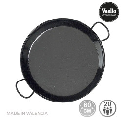 Paellera tradicional de acero esmaltado ø60 cm (20 personas)
