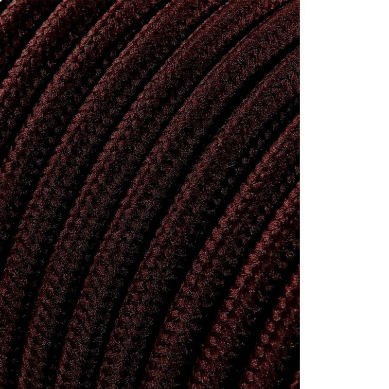 Carrete cable cordón tubular h03vv-f 2 x 0,75 mm² marrón brillante, 5 m