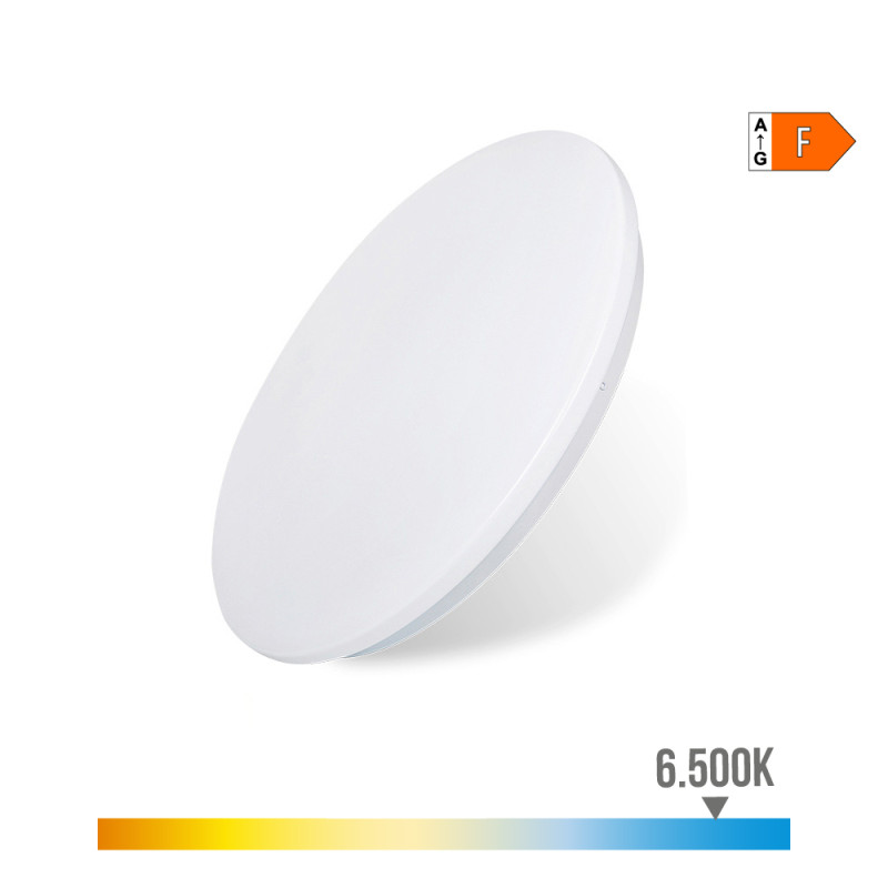 Aplique led de superficie 24w 6500k ø38x6,6cm edm