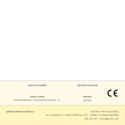 Base multiple 5 tomas t/tl 10/16 a 250 v, sin cable, con interruptor, blanca