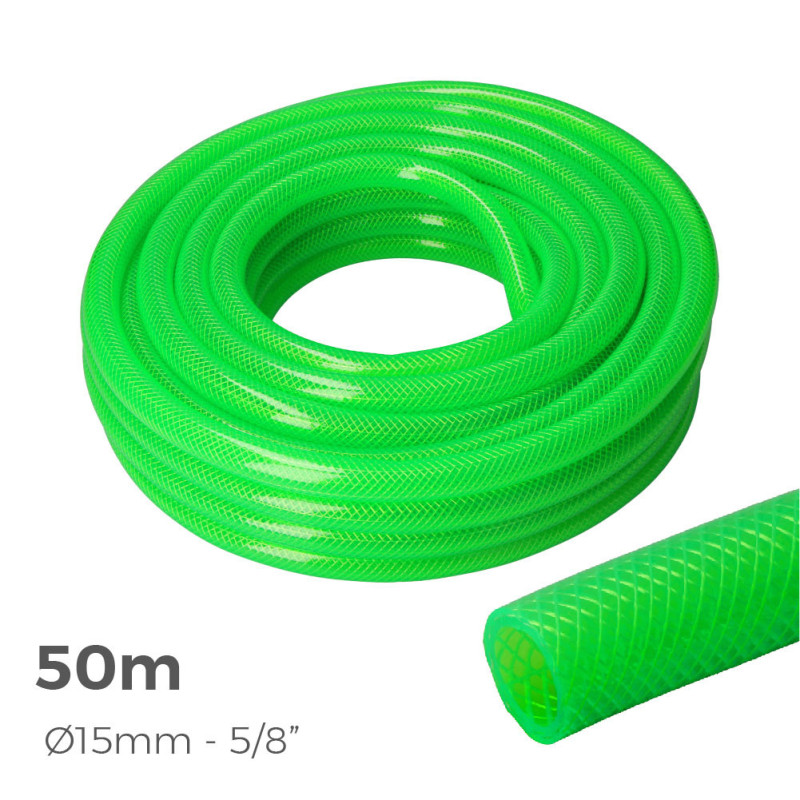 Manguera de jardin anti-torsión ø interior 15mm ø exterior 20mm (5/8") - rollo 50m