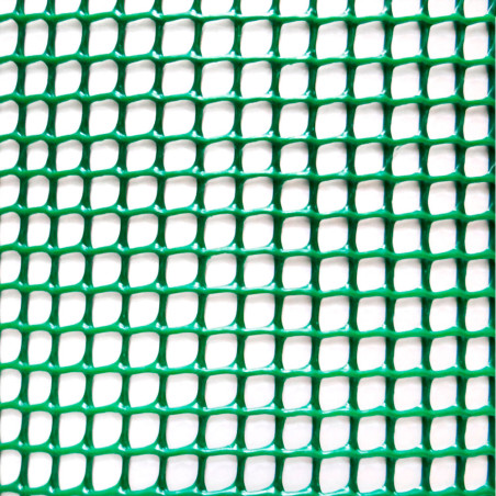 Rollo de malla ligera cadrinet color verde 1x25m cuadro: 4,5x4,5mm faura