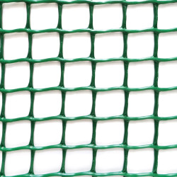 Rollo de malla ligera cadrinet color verde 1x25m cuadro: 10x10mm, faura.