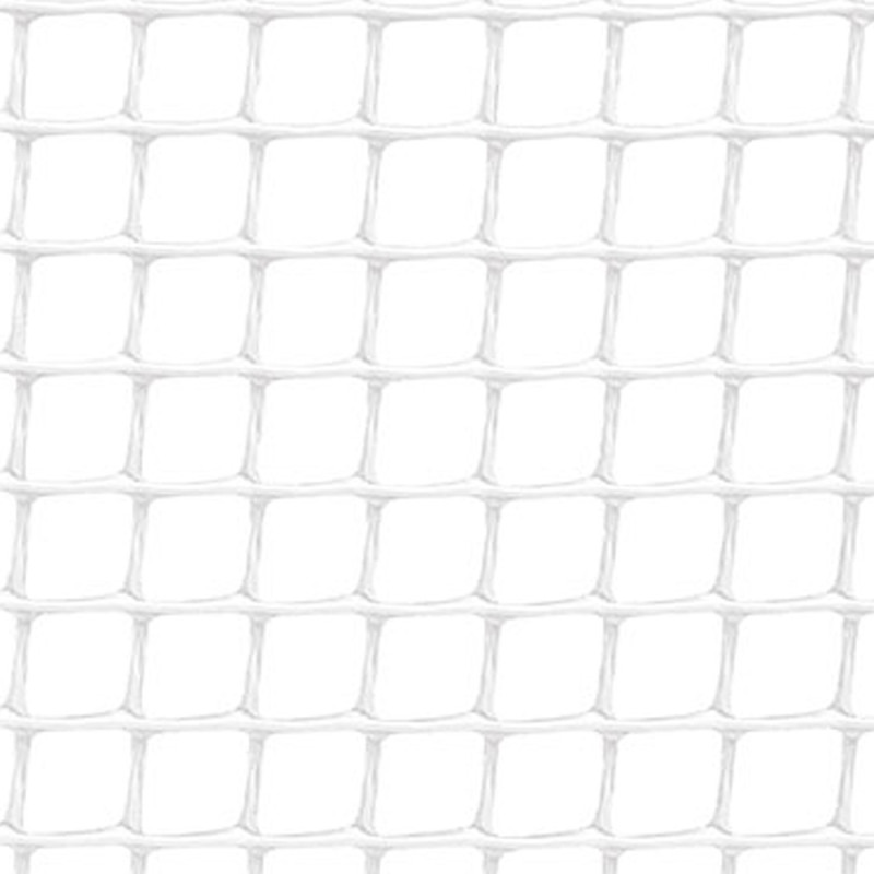 Rollo de malla ligera cadrinet color blanco 1x25m cuadro: 10x10mm faura