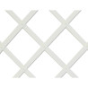 Trelliflex celosia de plastico 0,5x1,5m color blanco perfil de listones 22x6mm faura