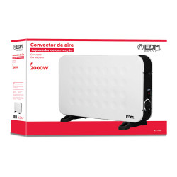 Convector de aire modelo standard 2000 w, 61,8 x 10,5 x 39 cm
