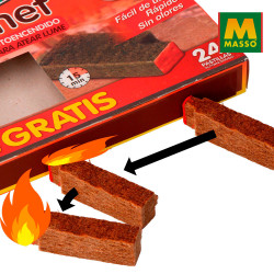 Pastillas de encendido ecológicas, 24 uds