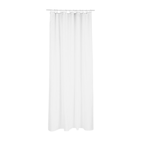 Cortina para baño polyester blanca 180x200cm