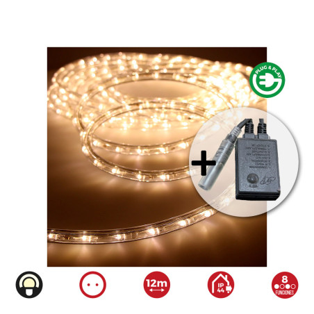 Kit flexiled 12m multifuncion blanco calido
