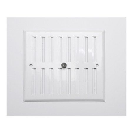 Rejilla regulable. aluminio 0.8 blanco 170x190mm