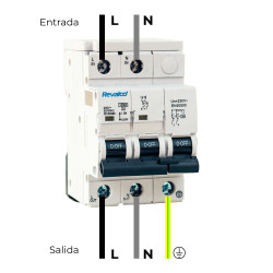 Iga 2p 25a c 10ka - protector de sobretension permanente segun normativa en-50550 y transitorio 5-15ka 275v