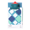 Bolsa de agua caliente 2 l modelo cuadros de colores marinos