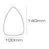 Lijas para lijadora tipo mouse 08707, 5 uds